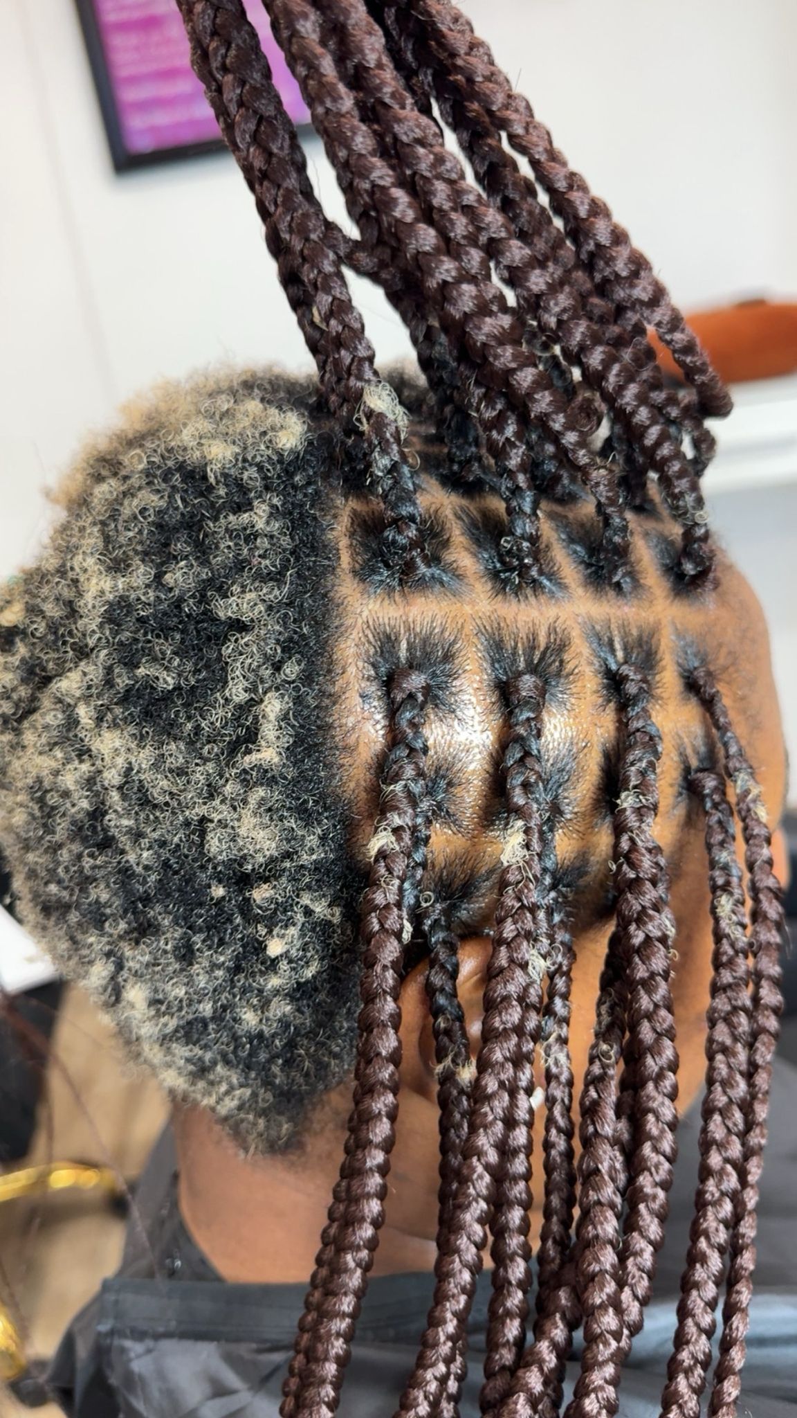 Boho Braids with 100% human hair